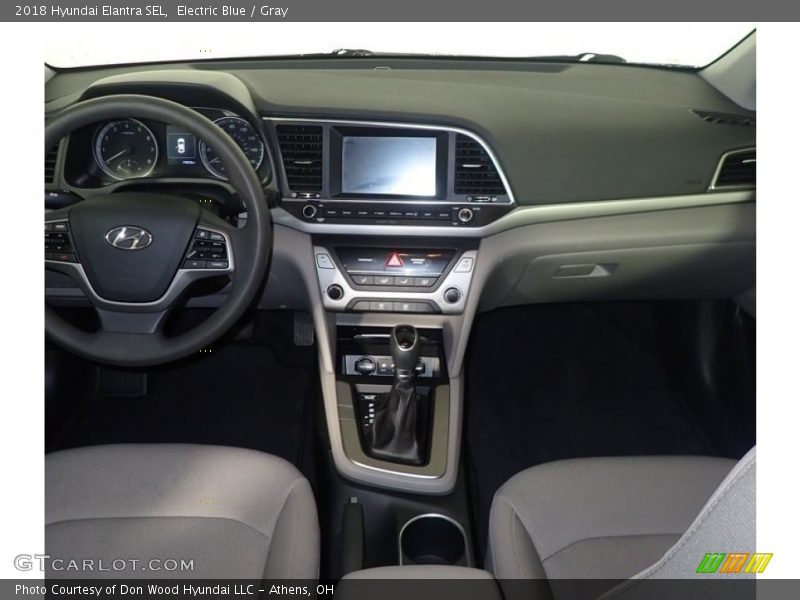 Electric Blue / Gray 2018 Hyundai Elantra SEL