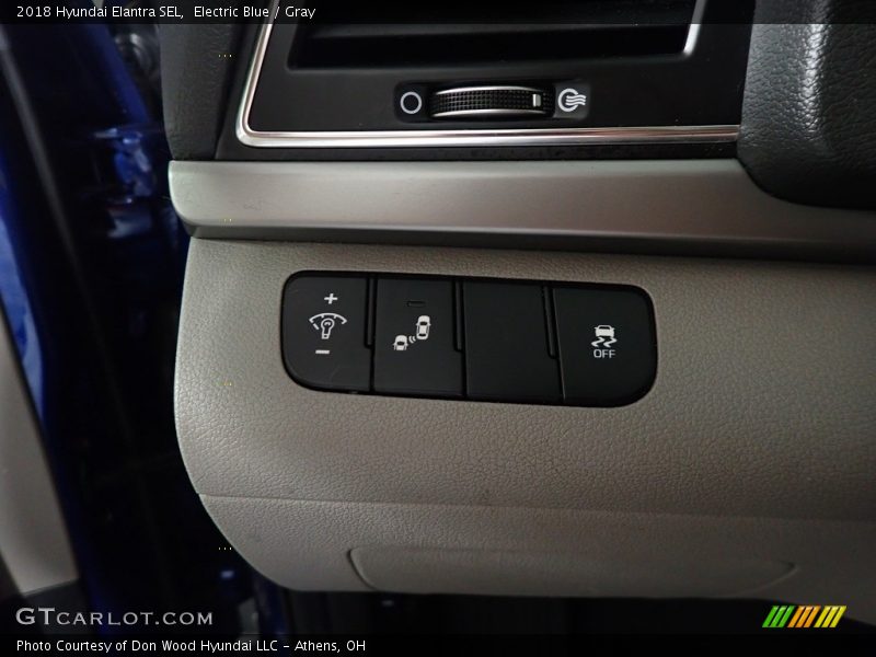 Electric Blue / Gray 2018 Hyundai Elantra SEL