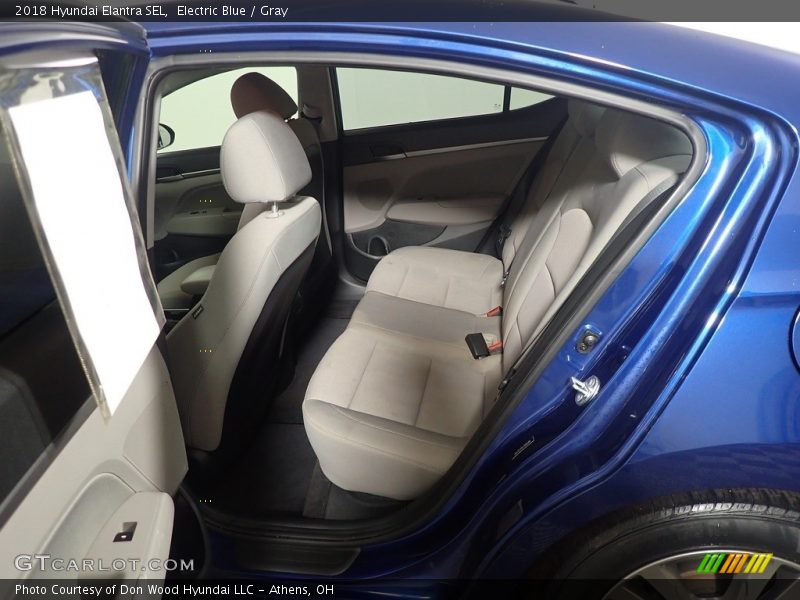 Electric Blue / Gray 2018 Hyundai Elantra SEL
