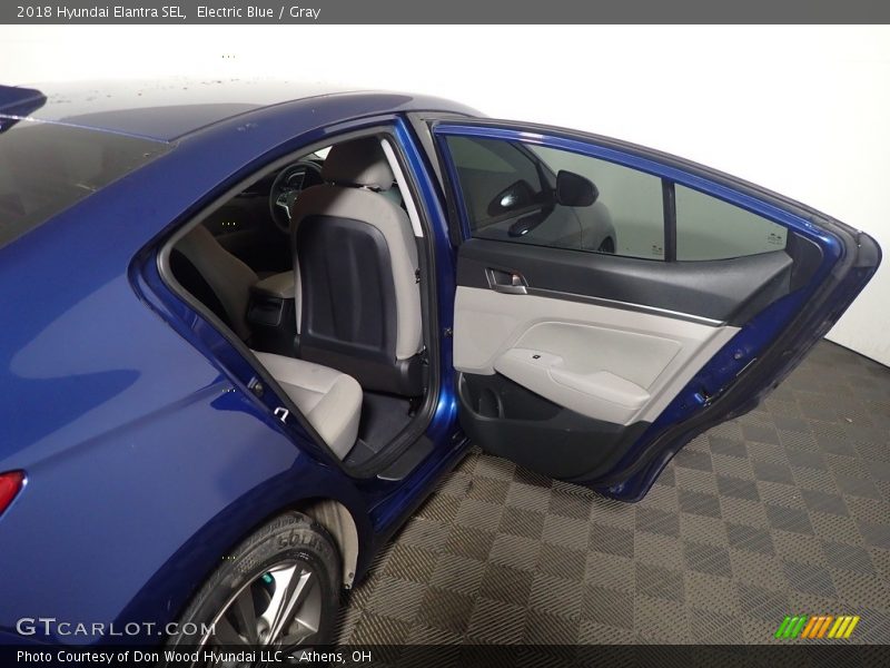Electric Blue / Gray 2018 Hyundai Elantra SEL