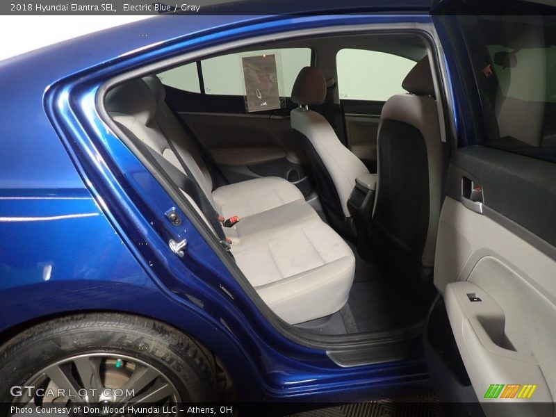 Electric Blue / Gray 2018 Hyundai Elantra SEL