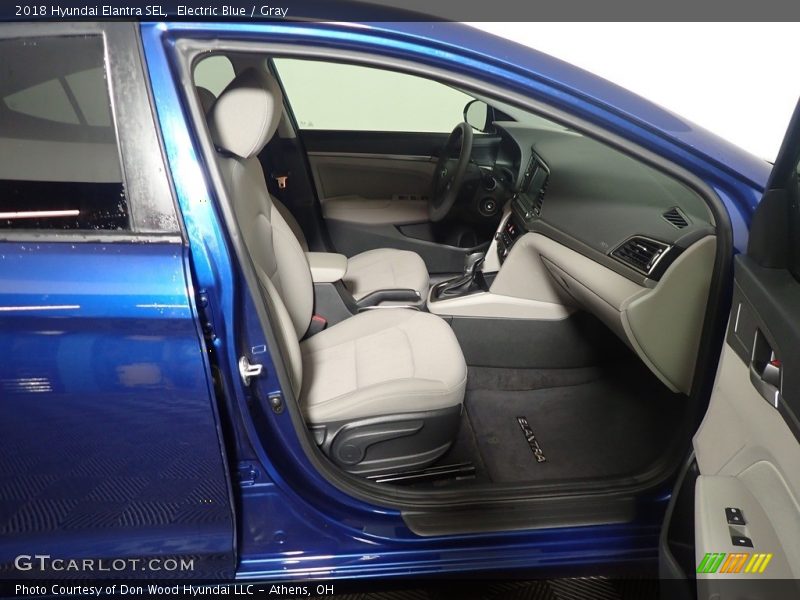 Electric Blue / Gray 2018 Hyundai Elantra SEL