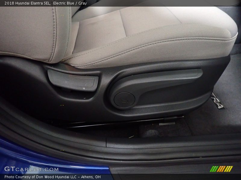 Electric Blue / Gray 2018 Hyundai Elantra SEL