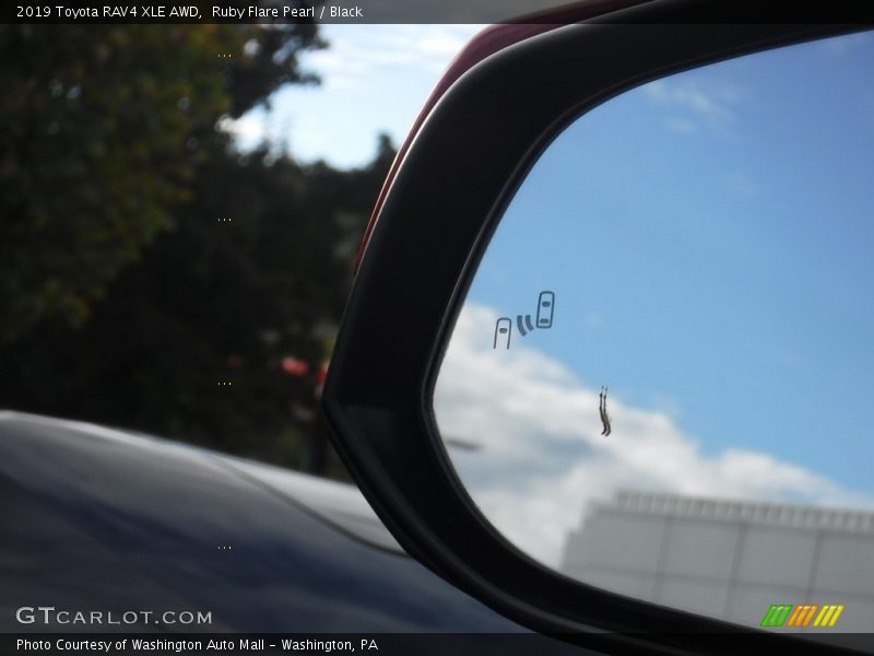 Ruby Flare Pearl / Black 2019 Toyota RAV4 XLE AWD