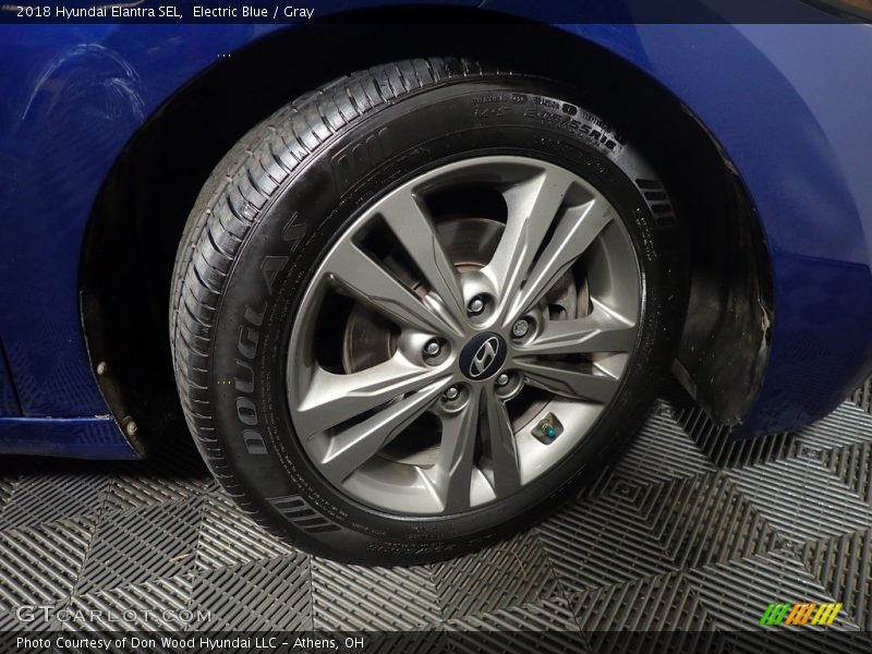 Electric Blue / Gray 2018 Hyundai Elantra SEL