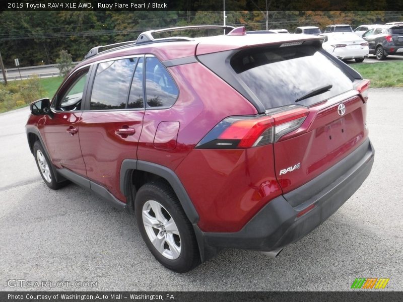 Ruby Flare Pearl / Black 2019 Toyota RAV4 XLE AWD