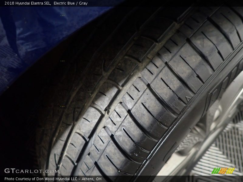 Electric Blue / Gray 2018 Hyundai Elantra SEL