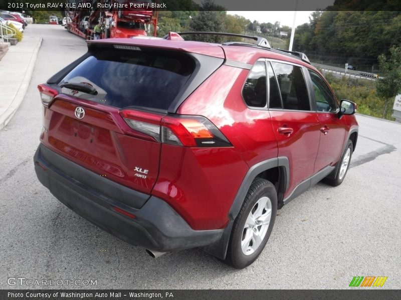 Ruby Flare Pearl / Black 2019 Toyota RAV4 XLE AWD