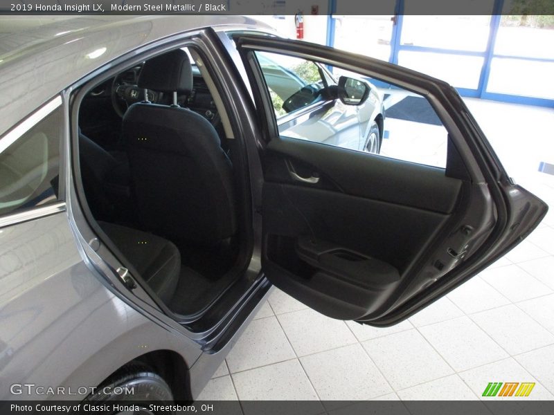 Modern Steel Metallic / Black 2019 Honda Insight LX