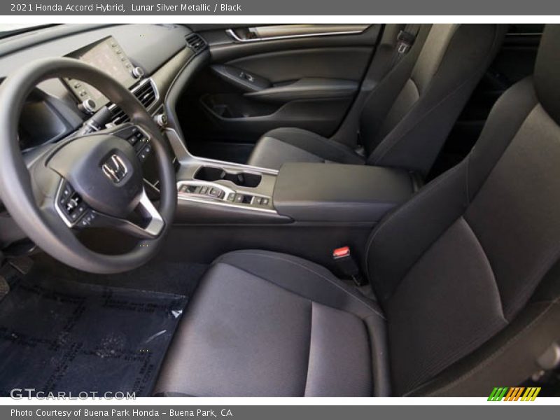 Front Seat of 2021 Accord Hybrid