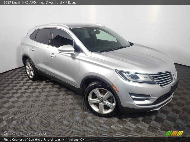 Ingot Silver Metallic / Ebony 2015 Lincoln MKC AWD