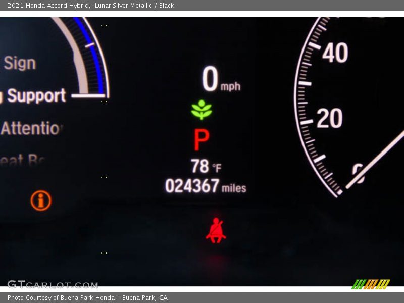 Lunar Silver Metallic / Black 2021 Honda Accord Hybrid