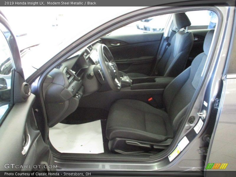 Modern Steel Metallic / Black 2019 Honda Insight LX