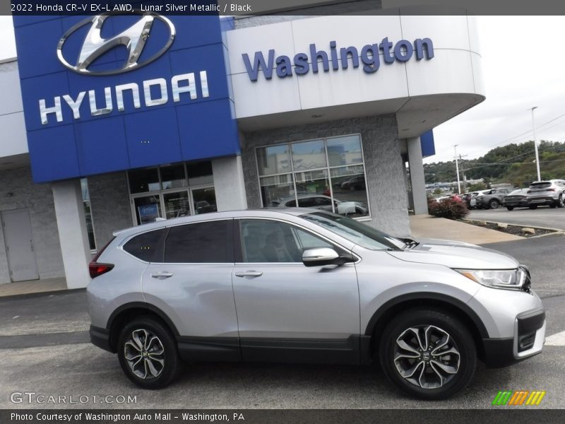 Lunar Silver Metallic / Black 2022 Honda CR-V EX-L AWD