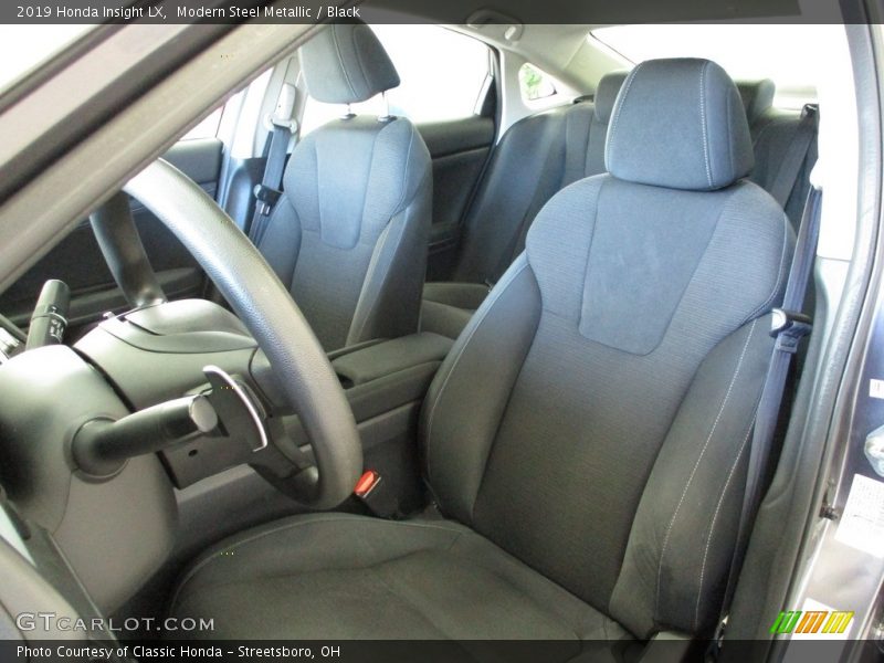 Modern Steel Metallic / Black 2019 Honda Insight LX