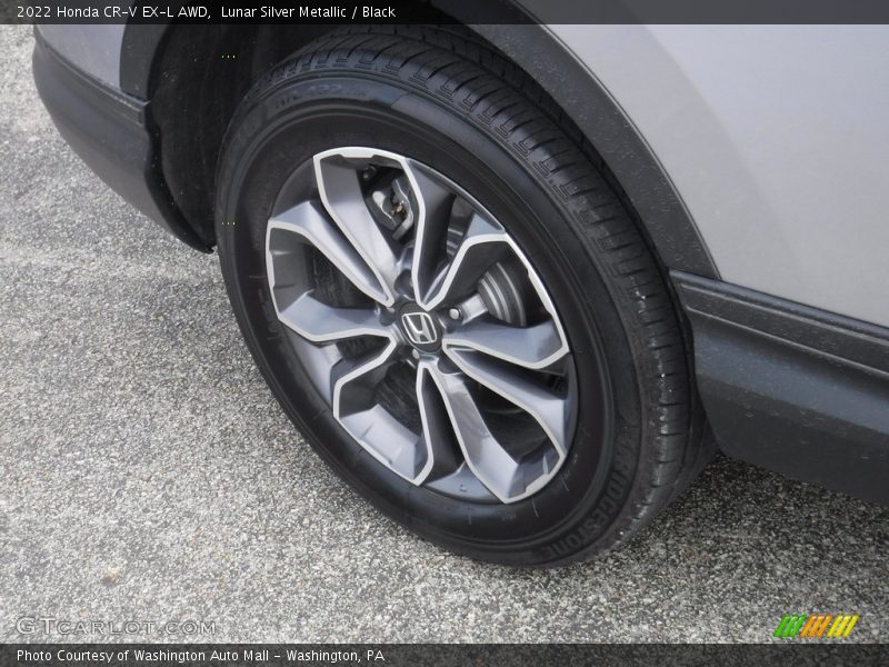 Lunar Silver Metallic / Black 2022 Honda CR-V EX-L AWD