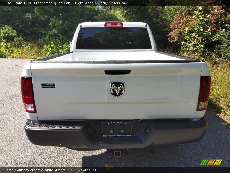 Bright White / Black/Diesel Gray 2022 Ram 1500 Tradesman Quad Cab