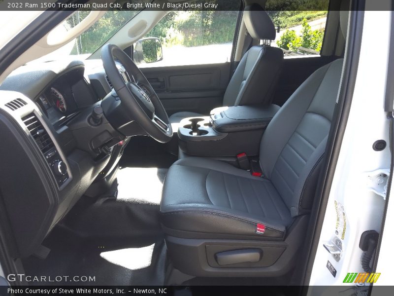Front Seat of 2022 1500 Tradesman Quad Cab