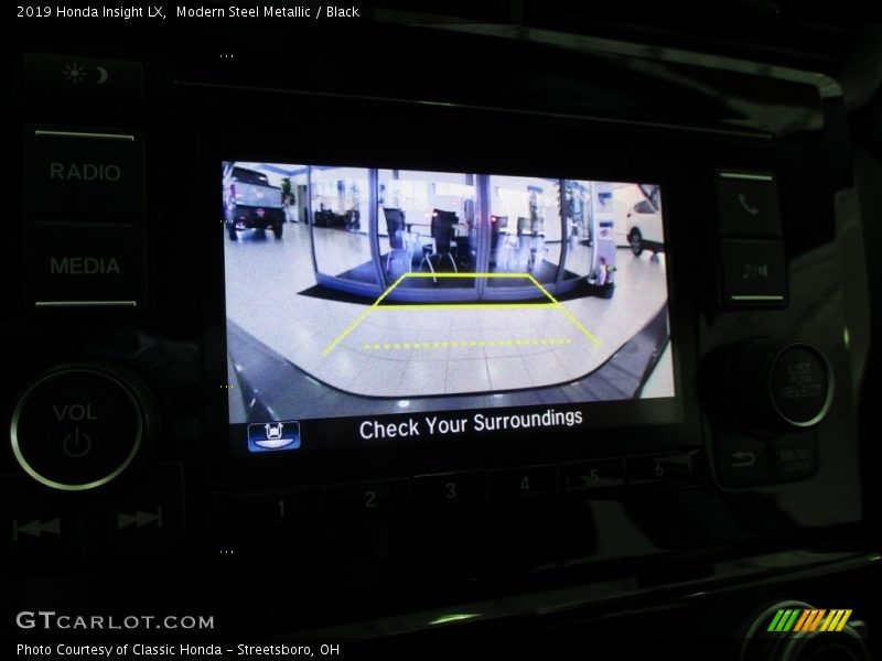 Modern Steel Metallic / Black 2019 Honda Insight LX