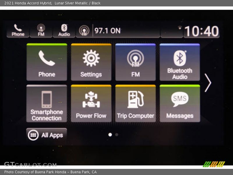 Lunar Silver Metallic / Black 2021 Honda Accord Hybrid