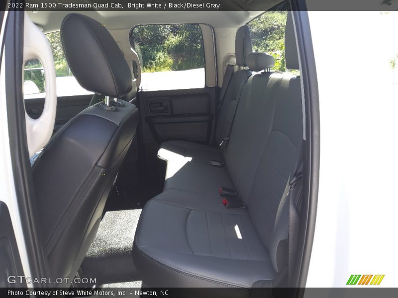 Rear Seat of 2022 1500 Tradesman Quad Cab