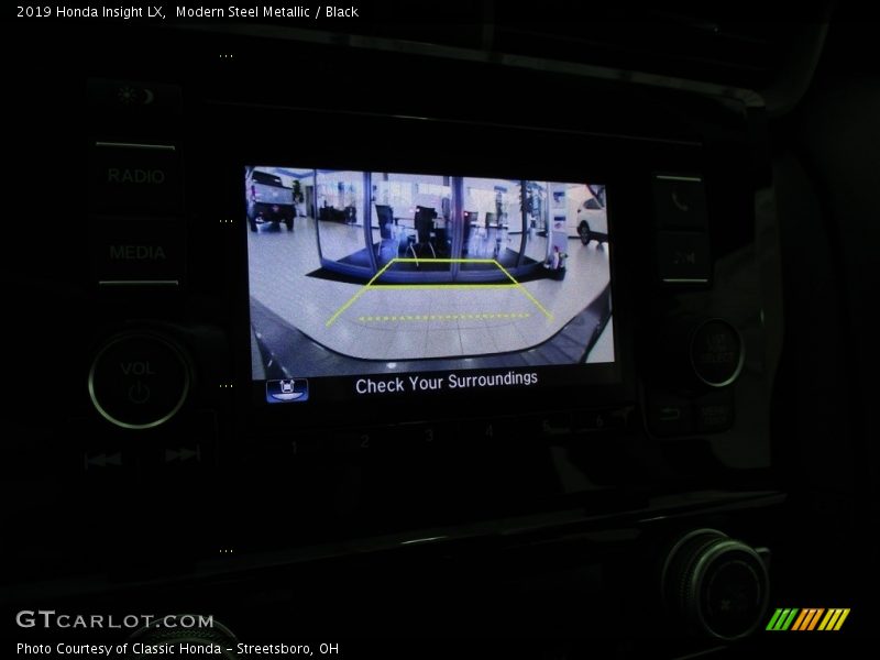 Modern Steel Metallic / Black 2019 Honda Insight LX