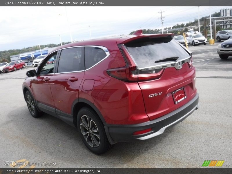Radiant Red Metallic / Gray 2021 Honda CR-V EX-L AWD