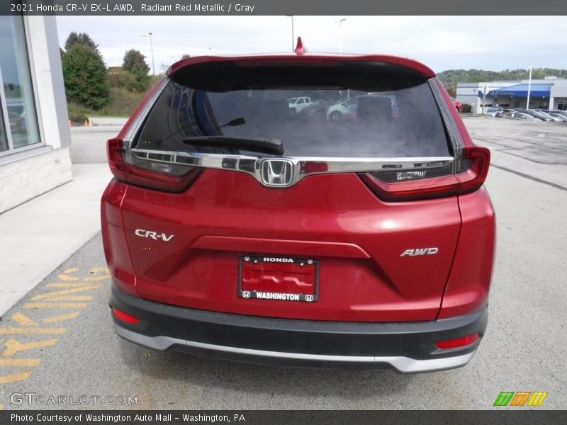 Radiant Red Metallic / Gray 2021 Honda CR-V EX-L AWD