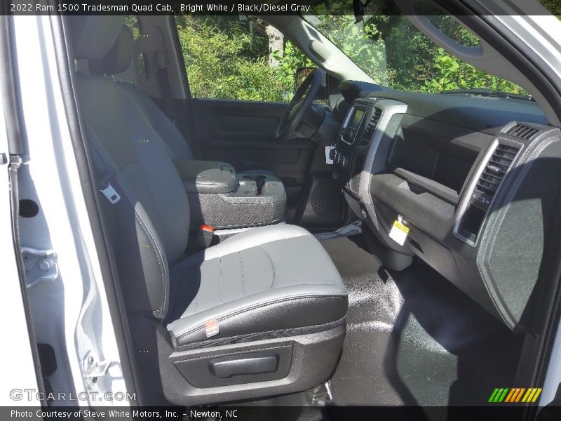 Front Seat of 2022 1500 Tradesman Quad Cab