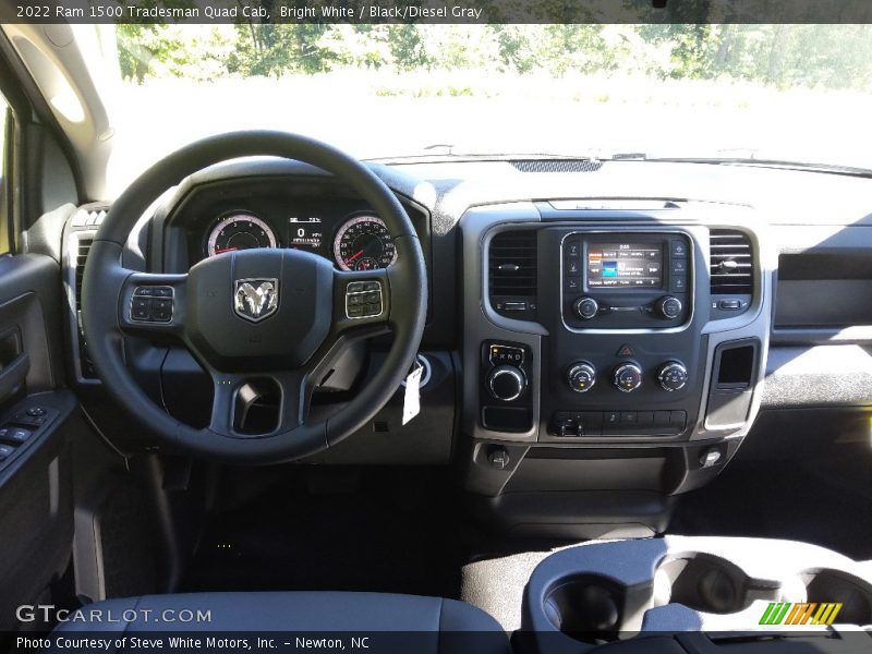 Dashboard of 2022 1500 Tradesman Quad Cab