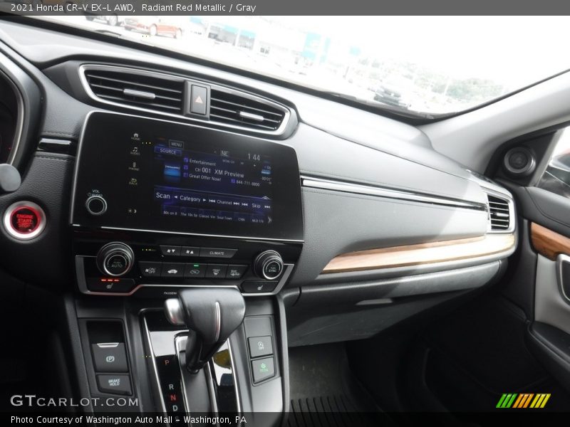 Radiant Red Metallic / Gray 2021 Honda CR-V EX-L AWD