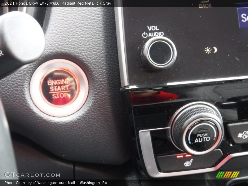 Radiant Red Metallic / Gray 2021 Honda CR-V EX-L AWD