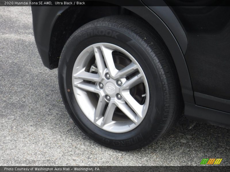 Ultra Black / Black 2020 Hyundai Kona SE AWD