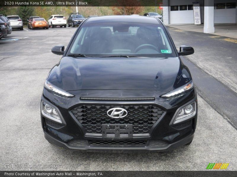 Ultra Black / Black 2020 Hyundai Kona SE AWD
