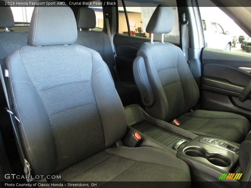 Crystal Black Pearl / Black 2019 Honda Passport Sport AWD