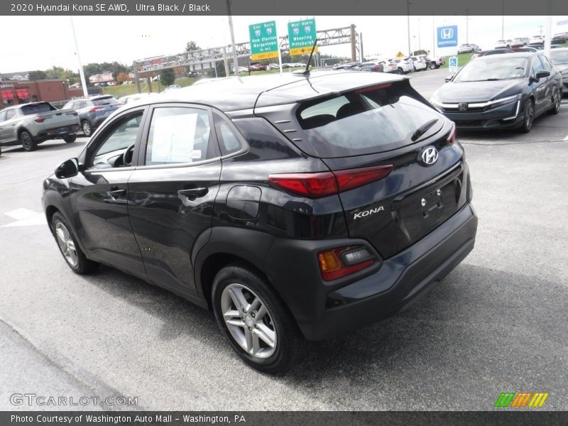 Ultra Black / Black 2020 Hyundai Kona SE AWD