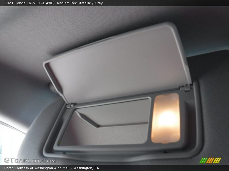 Radiant Red Metallic / Gray 2021 Honda CR-V EX-L AWD