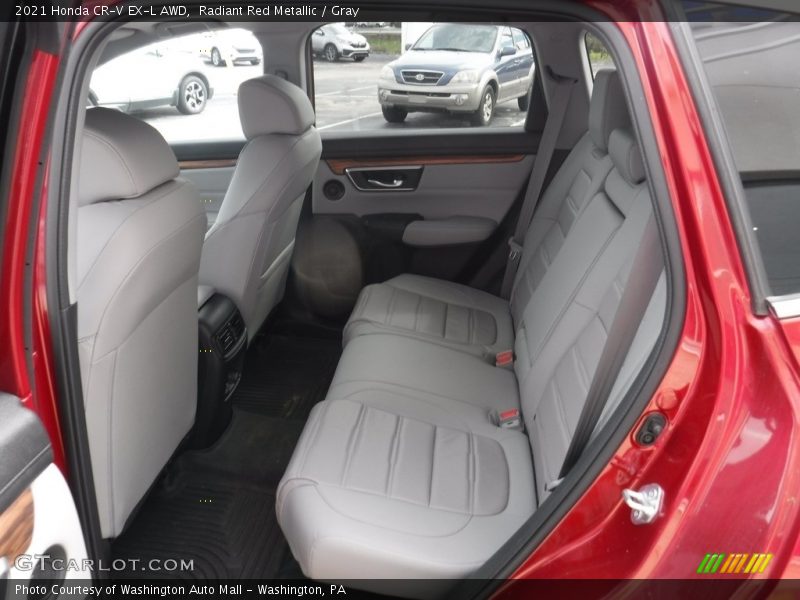 Radiant Red Metallic / Gray 2021 Honda CR-V EX-L AWD