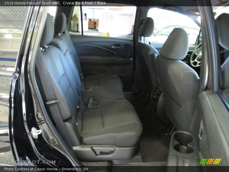 Crystal Black Pearl / Black 2019 Honda Passport Sport AWD