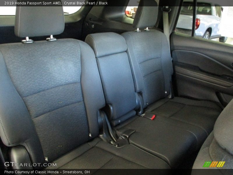 Crystal Black Pearl / Black 2019 Honda Passport Sport AWD