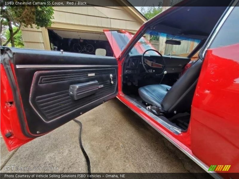 Red / Black 1969 Chevrolet Camaro SS Coupe