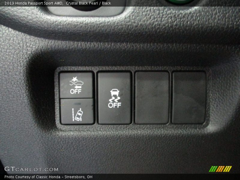 Crystal Black Pearl / Black 2019 Honda Passport Sport AWD