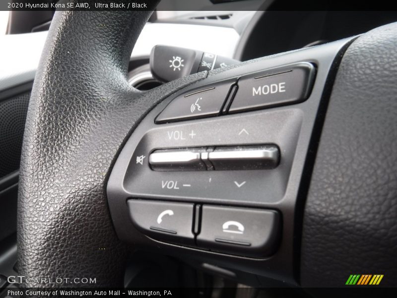 Ultra Black / Black 2020 Hyundai Kona SE AWD