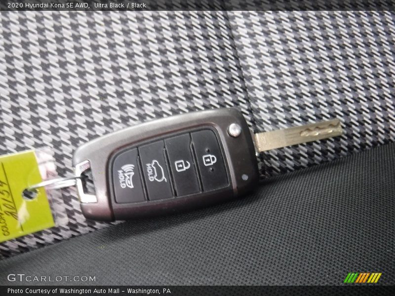Ultra Black / Black 2020 Hyundai Kona SE AWD