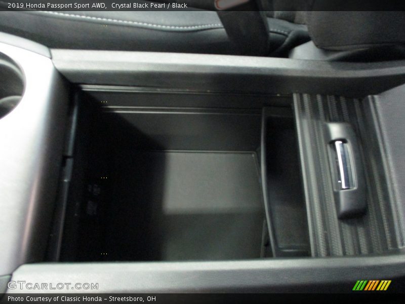 Crystal Black Pearl / Black 2019 Honda Passport Sport AWD