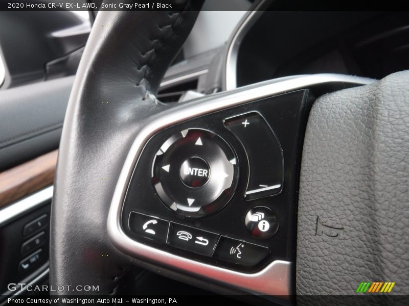 Sonic Gray Pearl / Black 2020 Honda CR-V EX-L AWD