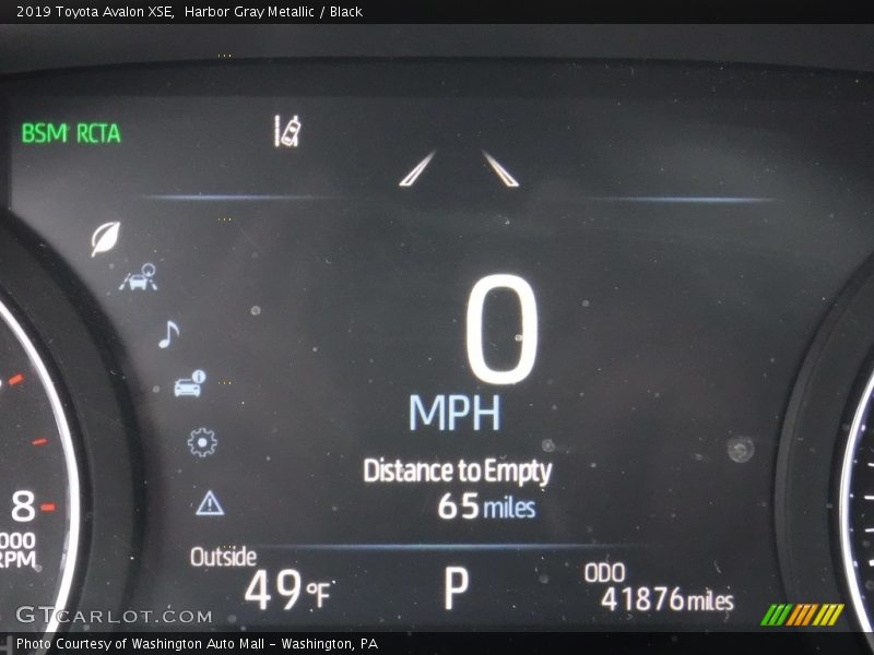 Harbor Gray Metallic / Black 2019 Toyota Avalon XSE
