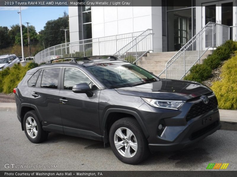 Magnetic Gray Metallic / Light Gray 2019 Toyota RAV4 XLE AWD Hybrid