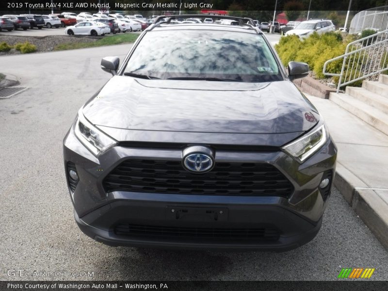 Magnetic Gray Metallic / Light Gray 2019 Toyota RAV4 XLE AWD Hybrid