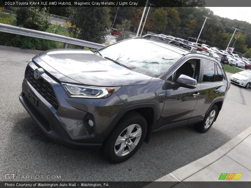 Magnetic Gray Metallic / Light Gray 2019 Toyota RAV4 XLE AWD Hybrid